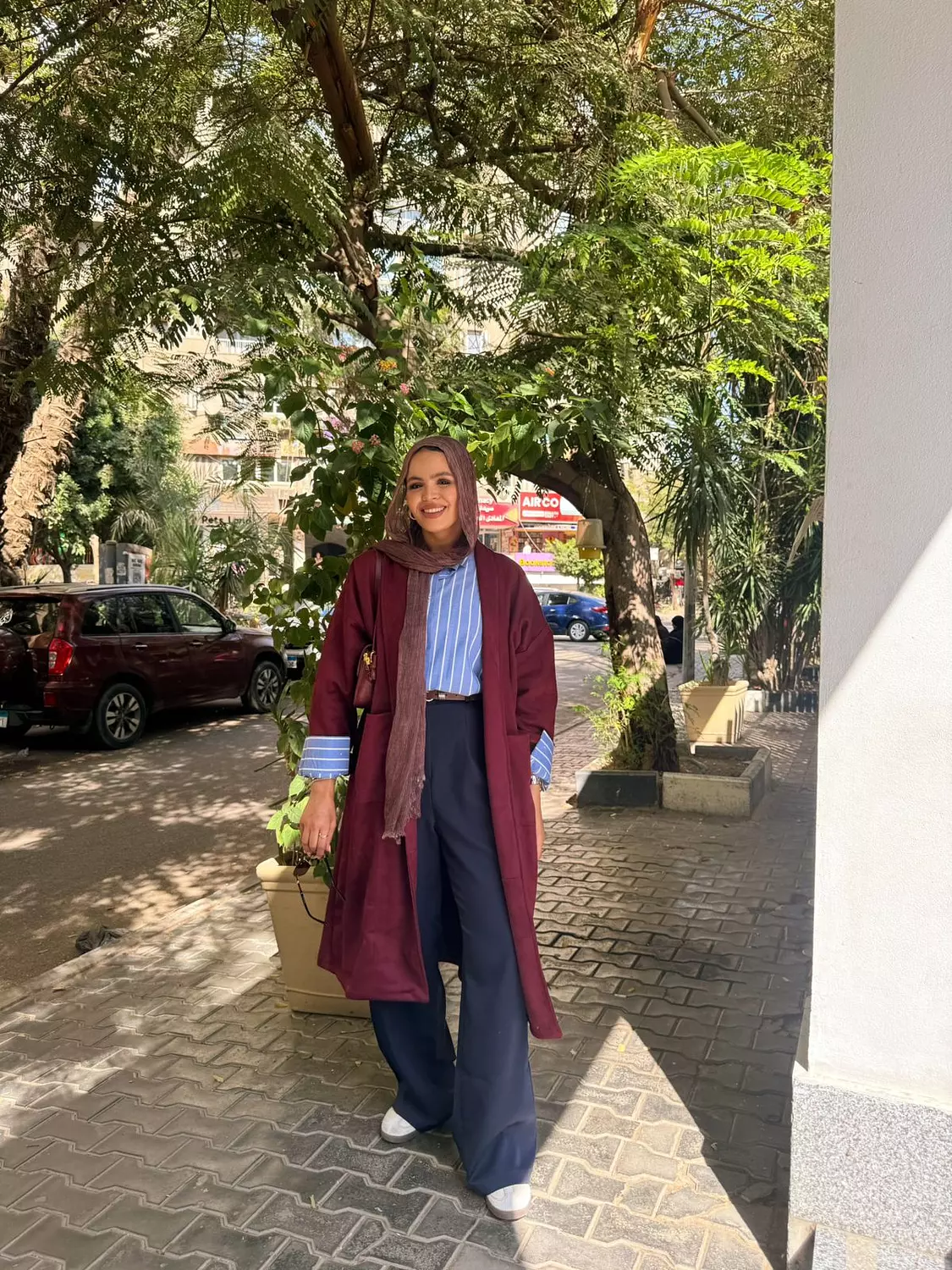 Long Cardigan Burgundy