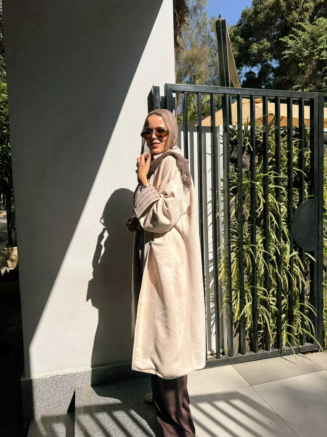 Long Cardigan Beige